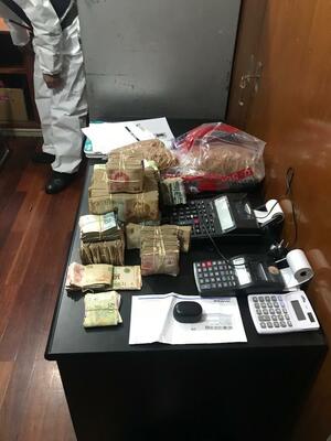 Currency seized during the Buenos Aires raids