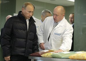 Vladimir Putin tours Yevgeny Prigozhin's Concord food catering factory