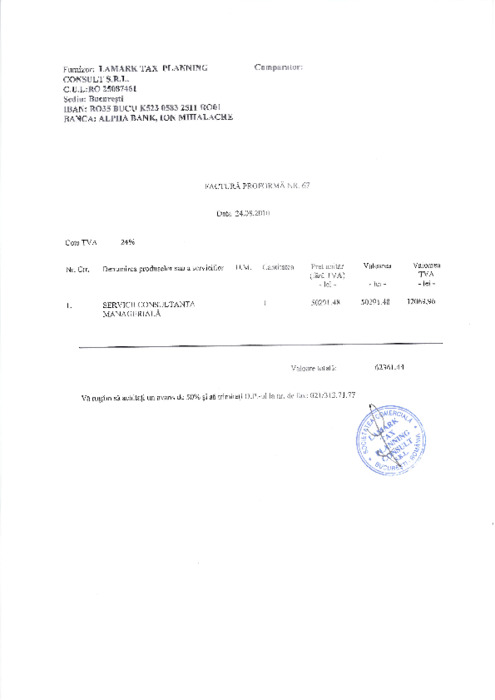 offshore-crime/Document-Invoice-from-Lamark-to-OCCRP-Reporter.jpg