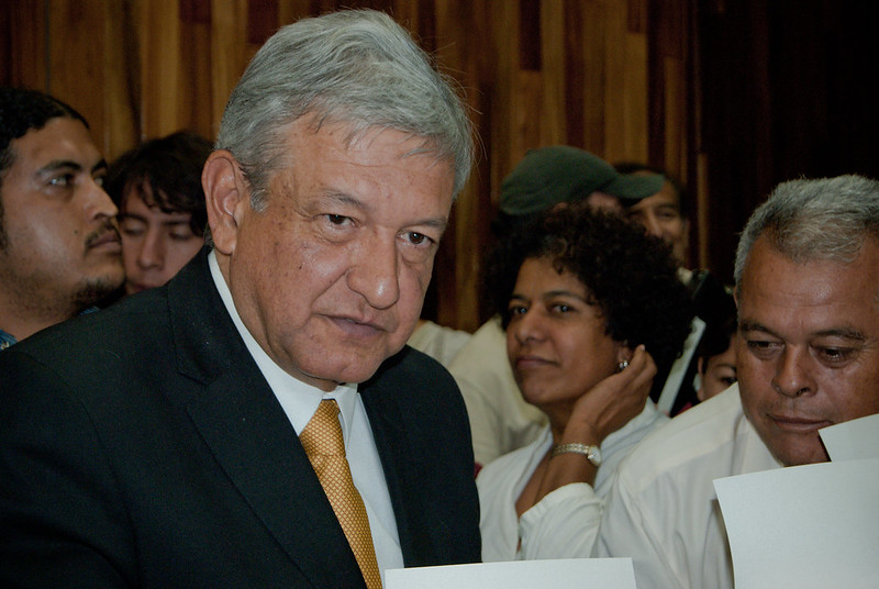 President Andres Manuel Lopez Obrador has attracted criticism for his harsh rhetoric in his dealings with Mexico’s press (Photo: flickr, Creative Commons Licence)