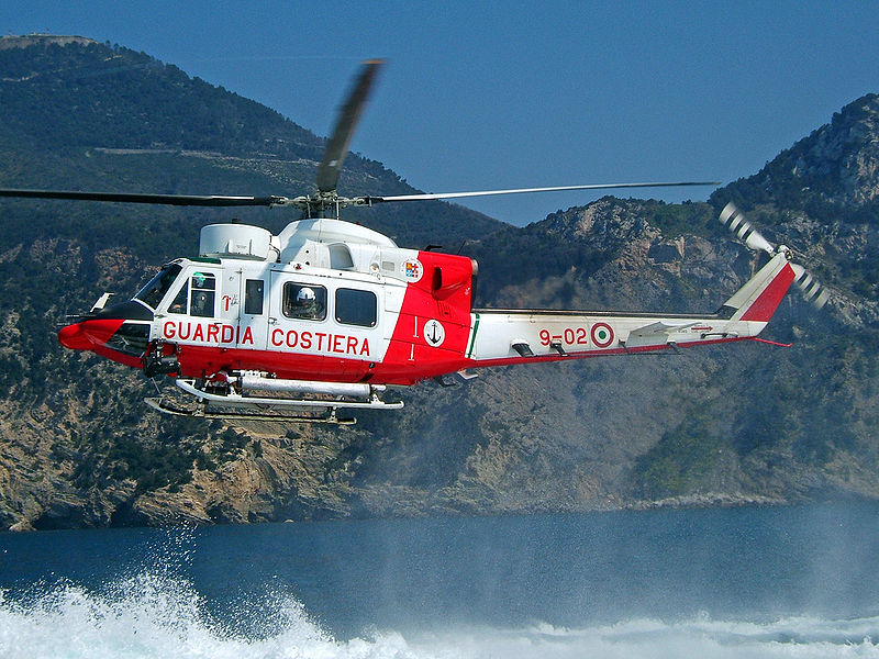 Italy Coast Guard Helicopter
