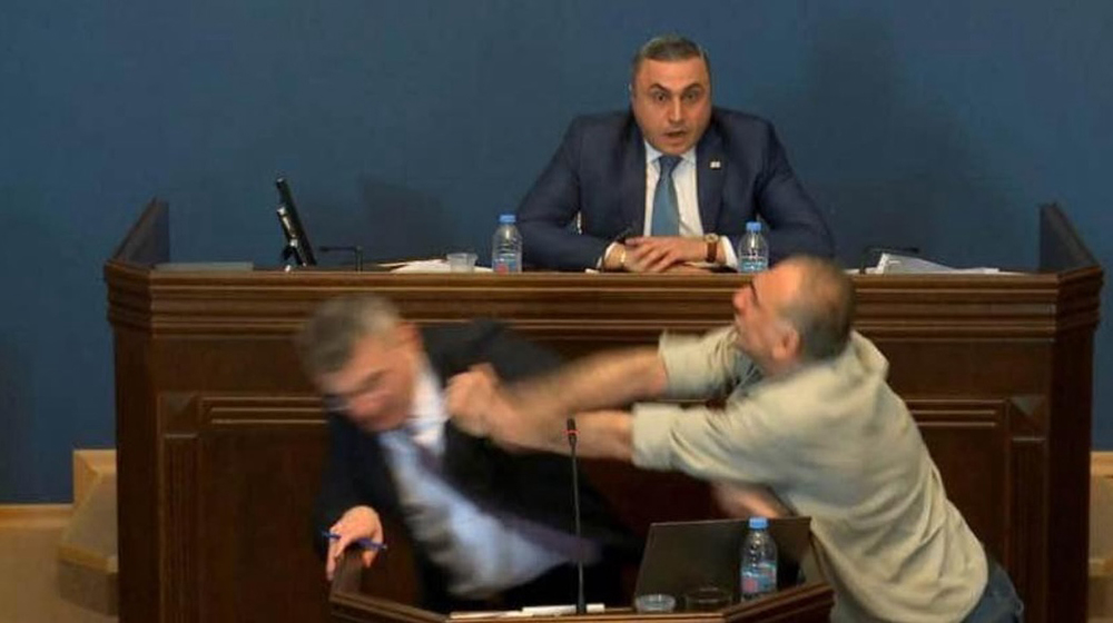 Opposition Parliamentarian punches ruling party MP