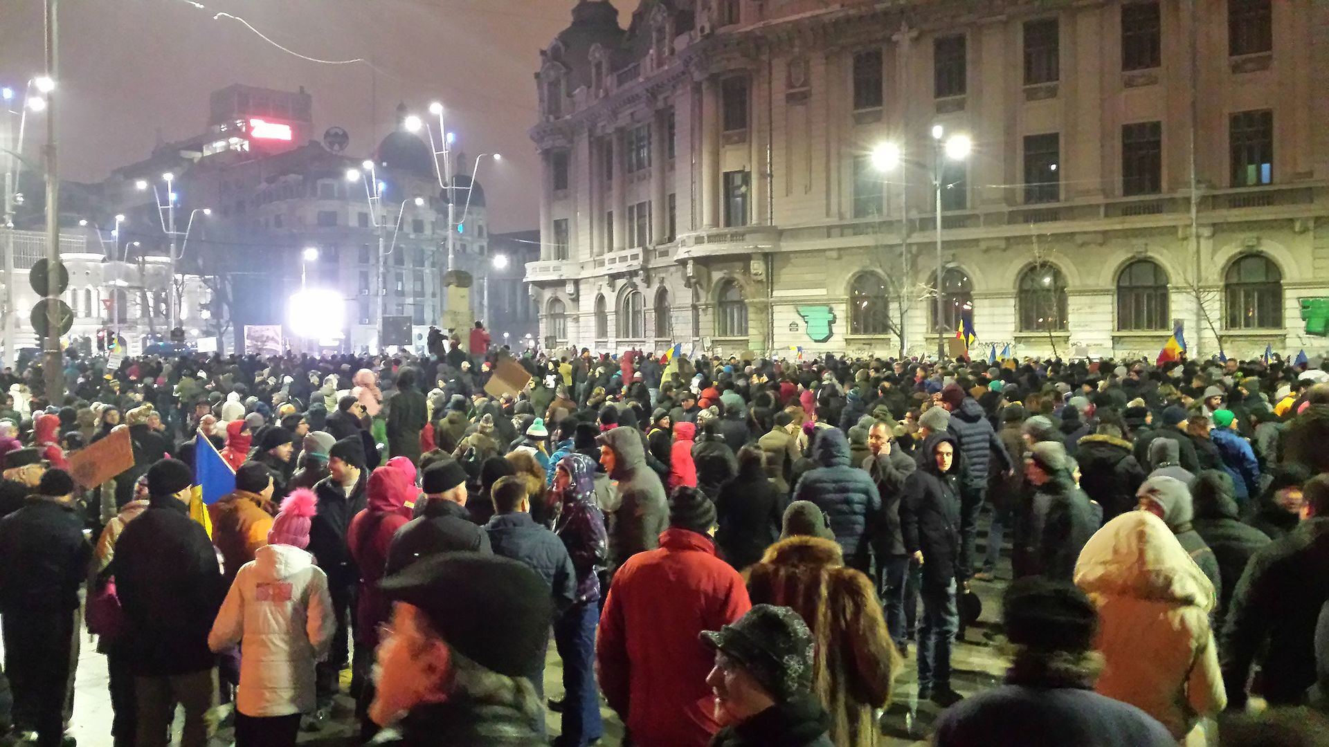 29 January Romanian protest