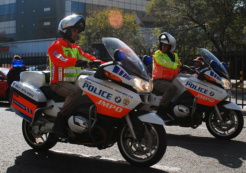 800px-Police motorcycles in South Africa