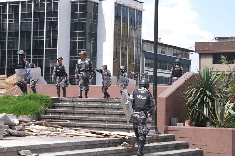 Ecuador Police Riots