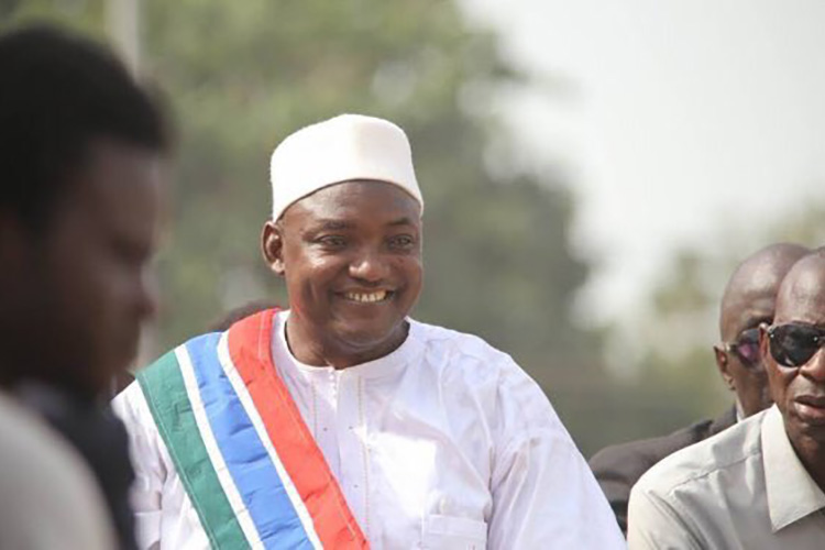 Adama Barrow, President of The Gambia since January 2017. Credit: Marvanda