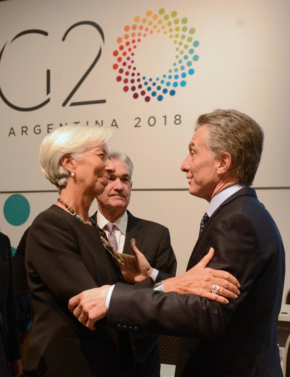 IMF Managing Director Christine Lagarde and Argentine President Mauricio Macri at the G20 summit in Argentina, 2018. CREDIT: G20 Argentina (CC BY 2.0)